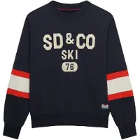 Superdry Sweat-shirt 'Aspen Athletics Preppy Ski' beige / marine / rouge