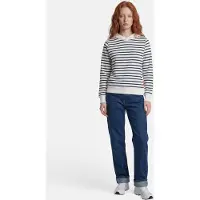 Salzhaut Sweat-shirt 'Bammel' bleu marine / blanc