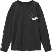 AllSaints T-Shirt anthracite / blanc