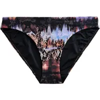 Next Bas de bikini bleu clair / noisette / brun foncé / noir