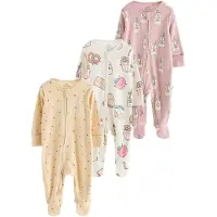 Next Pyjama mélange de couleurs / orange clair / rose ancienne / blanc