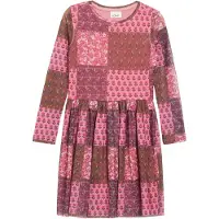s.Oliver Robe chocolat / pitaya / rose clair / blanc