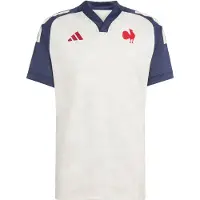 Adidas T-Shirt fonctionnel 'France Rugby' saphir / rouge / blanc cassé