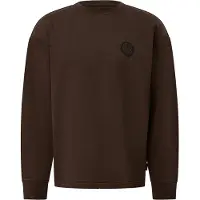 QS Sweat-shirt chocolat / noir