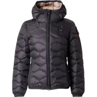 Blauer pour femme. 26WBLDC03033 Veste matelassée Camelia noire (M), Casuel, Polyamide