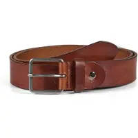 Howard London Ceinture 'Leather Belt George Brown' marron
