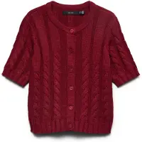 Vero Moda Cardigan 'VMOriane' rouge foncé