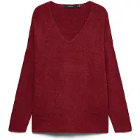 Vero Moda Pull à Col En V Crew Lefile