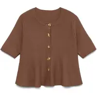 Vero Moda Cardigan 'VMLizzie' marron
