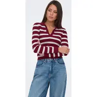 ONLYU Pull-over 'ONLKaya' beige / bleu / pourpre