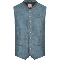 Spieth & Wensky Gilet folklorique 'King' pétrole