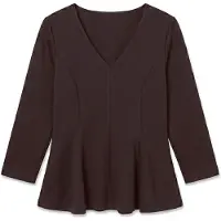 Vero Moda Chemisier 'VMSmilla' marron châtaigne
