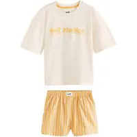 Self. Shorty beige / orange / noir / blanc