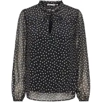 ONLY Chemisier 'ONLDITSY' chamois / noir