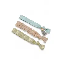 Purelei Ornement pour cheveux 'Tropical Vibe' bleu ciel / or / kaki / poudre