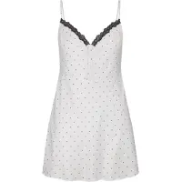 Hunkemoller Déshabillé 'Dolly' noir / blanc