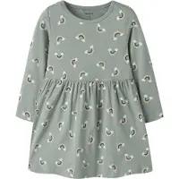 Name it Robe 'NMFVILISA' moutarde / jade / rose ancienne