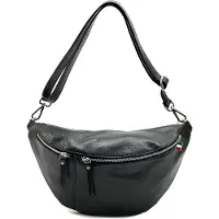 DrachenLeder Sacs banane noir
