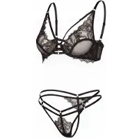 Hunkemoller String 'Bea' noir