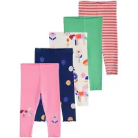 Next Leggings crème / bleu marine / vert / lilas / rose clair