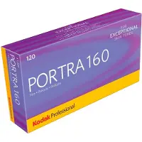 Kodak Film couleur Portra 160 Format 120 Pack de 5