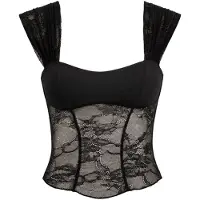OW Collection Haut ' VILDA ' noir
