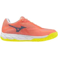 Mizuno Wave Enforce Court 2 Shoes Orange EU 40 Femme
