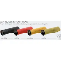 Herrmans Poignées Nucore Tour Peak 22 Mm Dd47 Bl+br 10 Unités
