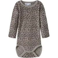 Name it Barboteuse / body 'NBFWang' brun foncé / greige / rose