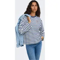 ONLY T-shirt 'ONLFreja' bleu marine / rouge cerise / blanc