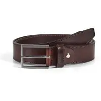Howard London Ceinture 'Leather Belt Matthew Dark Brown' brun foncé