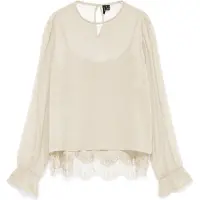 Vero Moda Chemisier 'VMLalie' beige