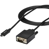 StarTech.com Adaptateur vidéo - STARTECH - USBC vers VGA - Couleur noire - Pour ordinateurs et moniteurs