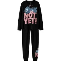 Name it Pyjama 'NKFAnda Stitch' bleu-gris / rose ancienne / noir