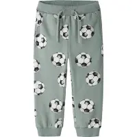 Name it Pantalon 'NMMLOUIE' jade / noir / blanc