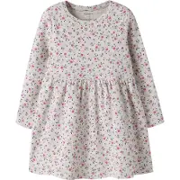 Name It Mini Robe bleu clair / gris clair / magenta / rose clair