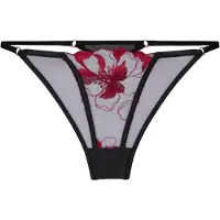 Hunkemoller String rouge / noir