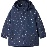 Name it Veste d’hiver 'NMFMaxi' bleu marine / azur / or / lavande