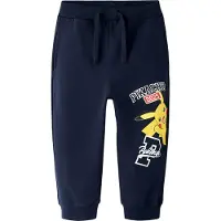 Name it Pantalon 'NMMJosef Pokemon' bleu marine / jaune / blanc