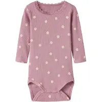 Name it Barboteuse / body 'NBFLAUREL' crème / vert / mauve