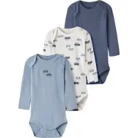 Name it Barboteuse / body saphir / bleu clair / menthe / blanc cassé