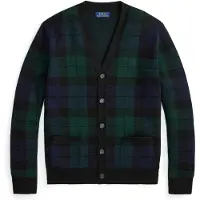 Ralph Lauren Vestes en maille bleu marine / vert foncé / noir