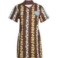 Adidas Robe de sport 'X Farm Rio' bleu clair / marron / jaune clair / vert