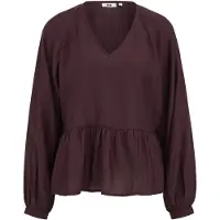 We fashion Chemisier aubergine
