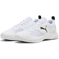 Puma VARION 3, chaussures d'intérieur unisexes pour hall, modèle sneaker à lacets, référence 109096 02, couleur : blanc, pointure : 39 EU