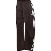 Adidas Originals Pantalon 'Firebird' brun foncé / blanc