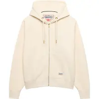 Superdry Veste de survêtement 'Luxe Casual' blanc naturel