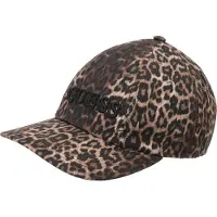 GUESS pour femme. AW5613COT01 Casquette de baseball en gabardine imprimée marron (OSFA), Casuel, Coton