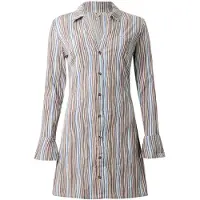 Roxy Robe-chemise 'Remember The Time' bleu / chocolat / rose / blanc
