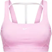 Nike Soutien-gorge de sport beige clair / blanc